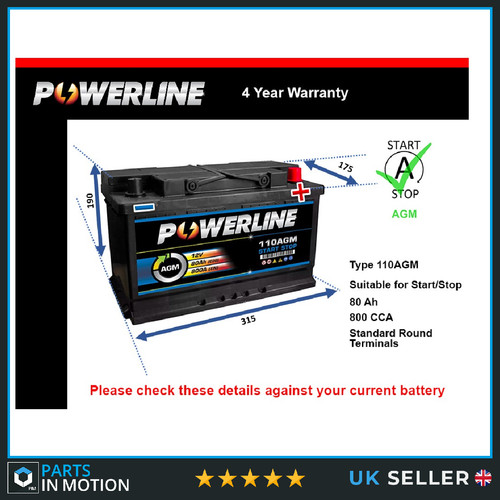 Agm battery fits - agm,