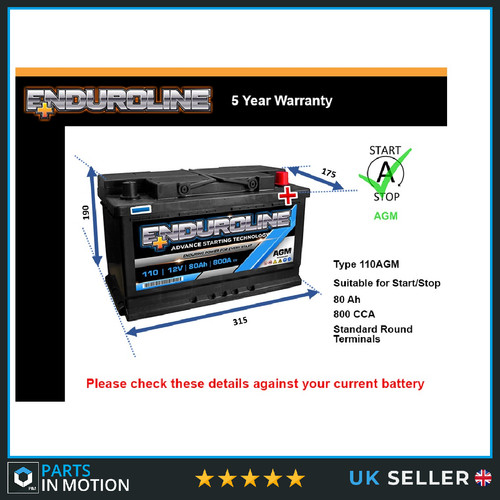 Agm battery fits dodge - battery, ram