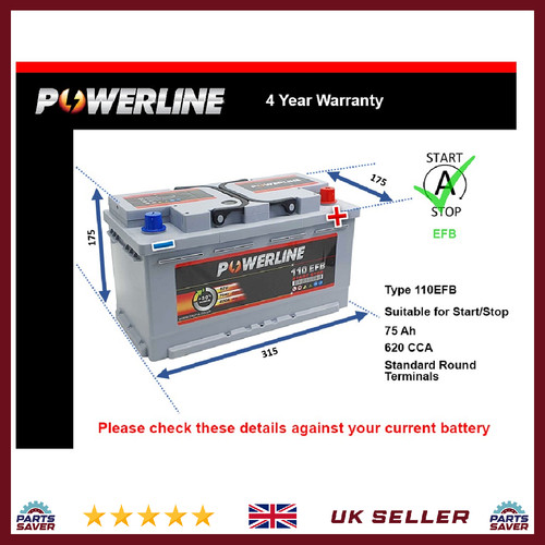 Efb battery fits dodge - efb,