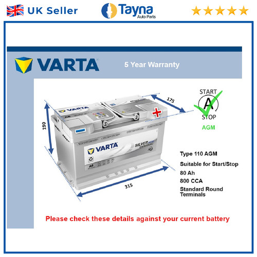Agm battery fits - battery, ram