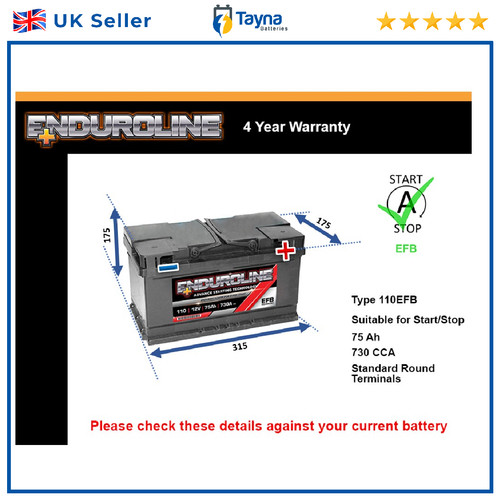 Efb battery fits dodge - efb,