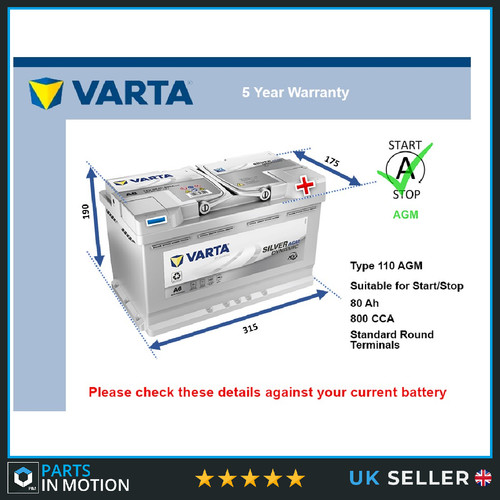 Agm battery fits - battery,