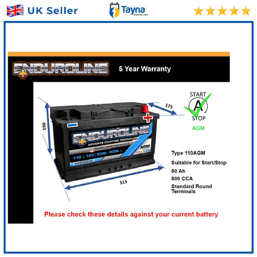Agm battery fits - agm,
